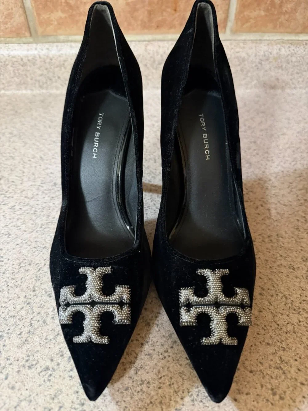 Excellent Condition! Tory Burch Eleanor Pave Pump 100m - Size 10